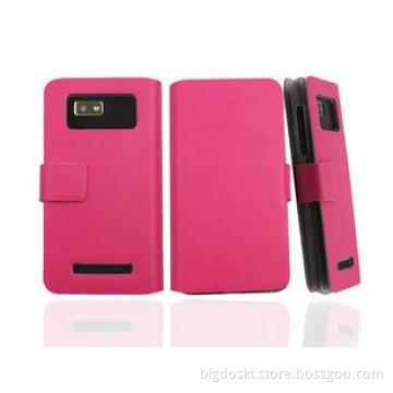 Eco-leather HTC Leather Phone Case , Pink Desire 400 Cover